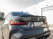 RW Carbon BMW G20 G80 M Style CF Trunk Spoiler