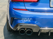 RW Carbon BMW G20 DTM Style Carbon Fiber Rear Diffuser