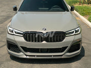 RW Carbon BMW G30 LCI Carbon Fiber Front Lip Spoiler