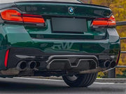 RW Carbon BMW G30 5-Series CS Style Carbon Fiber Diffuser
