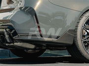 RW Carbon BMW G80 M3 CF Performance Style Diffuser Sides
