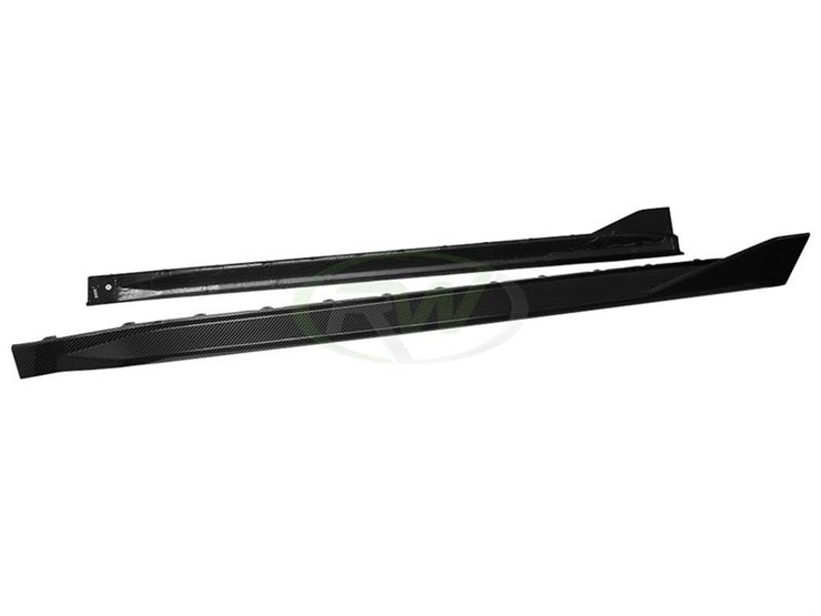 RW Carbon Performance Style Carbon Fiber Side Skirt Extensions for BMW G82/G83