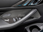 RW Carbon BMW G82 G83 M4 Carbon Fiber Window Switch Panels