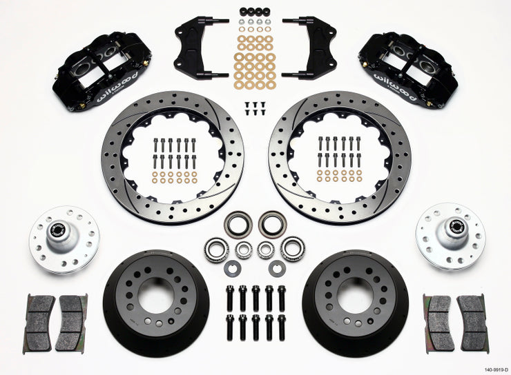 Wilwood Narrow Superlite 6R Front Hub Kit 12.88in Drilled WWE ProSpindle