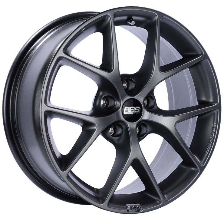 BBS SR 17x7.5 5x114.3 ET42 Satin Grey Wheel -82mm PFS/Clip Required