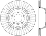 StopTech 12-16 BMW 335i Slotted & Drilled Rear Right Rotor