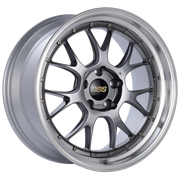 BBS LM-R 19x9.5 5x120 ET25 Diamond Black Center Diamond Cut Lip Wheel -82mm PFS/Clip Required