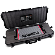 Mishimoto Universal Carbon Fiber Intercooler - Matte Tanks - 600mm Black Core - S-Flow - BK V-Band