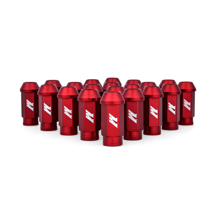 Mishimoto Aluminum Locking Lug Nuts M12x1.5 20pc Set Red