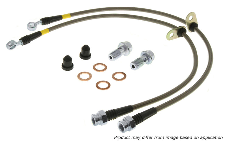 StopTech 00-06 BMW X5 Stainless Steel Front Brake Line Kit