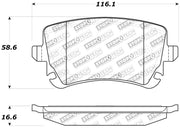 StopTech Performance 07-09 Audi RS4 Rear Pads