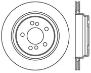 StopTech 01-07 BMW M3 (E46) / 00-04 M5 (E39) Drilled Left Rear Rotor