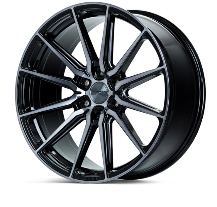 Vossen HF6-1 20x9.5 / 6x139.7 / ET15 / Deep Face / 106.1 - Tinted Gloss Black Wheel