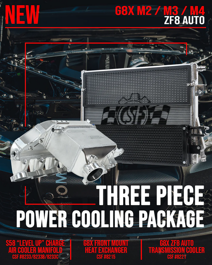 CSF 3 Piece Power Cooling Package for BMW G8X M2 / M3 / M4