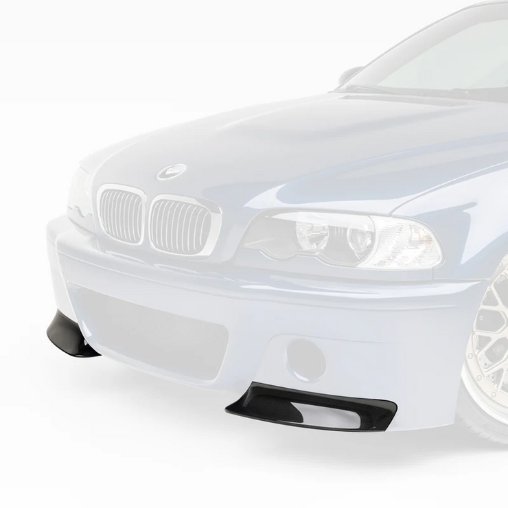 Vorsteiner V-CSL 2-Piece Aero Front Bumper Splitters (Replacement of CSL bumper BMV4610 splitters)