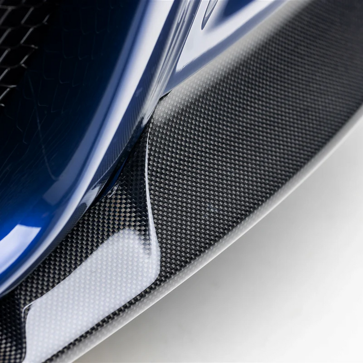 Vorsteiner V20 Aero 1 Piece Splitter Carbon Fiber PP 1x1 Glossy - (Replacement of V20 bumper BMV5610 splitters)