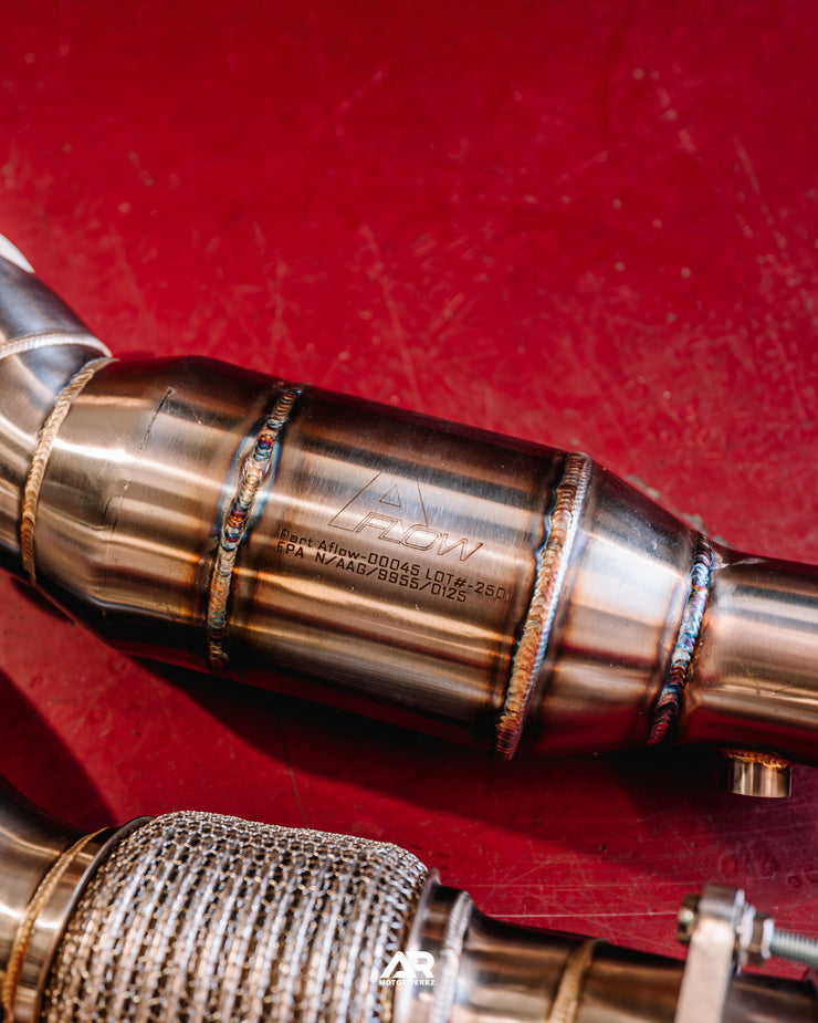 ACTIVE AUTOWERKE 400 CELL CATTED DOWNPIPE: BMW G8X M