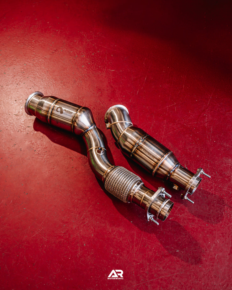 ACTIVE AUTOWERKE 400 CELL CATTED DOWNPIPE: BMW G8X M