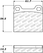 StopTech Performance 98-04 Volvo C70/98-00 V70 Rear Brake Pads