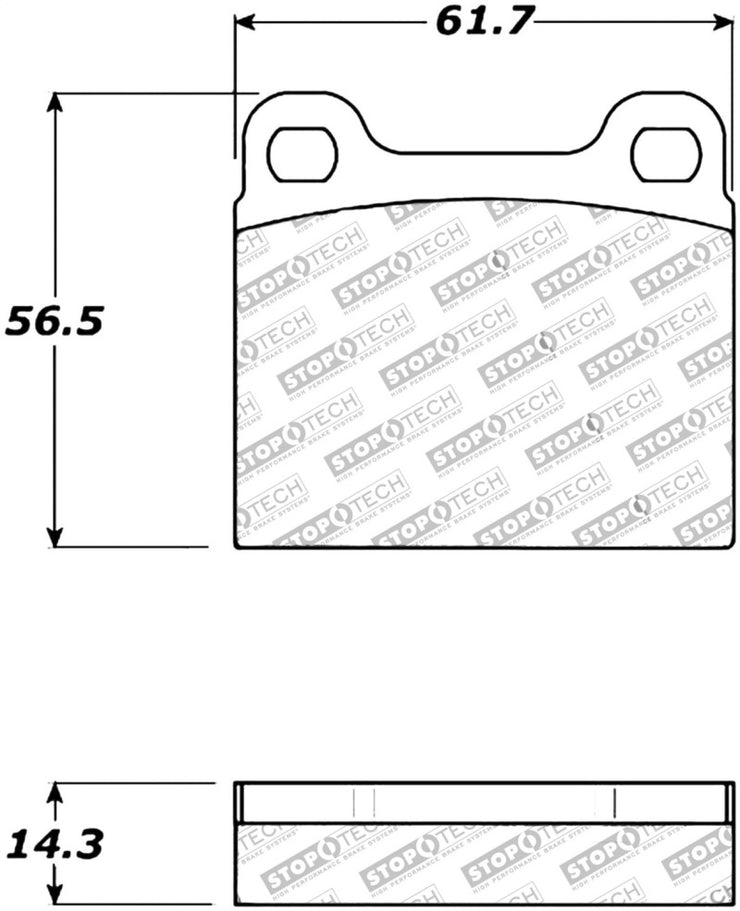 StopTech Performance 98-04 Volvo C70/98-00 V70 Rear Brake Pads