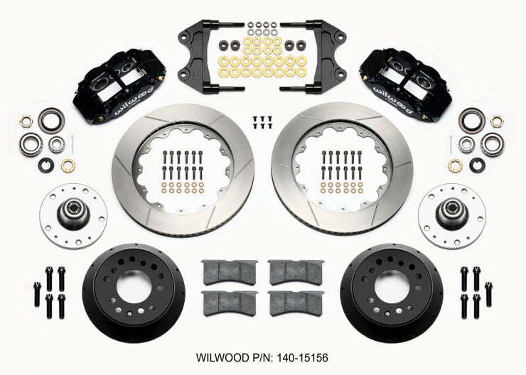 Wilwood Narrow Superlite 6R Front Hub Kit 14.00in WWE ProSpindle (5x4.75in 5x5.00in Hub)