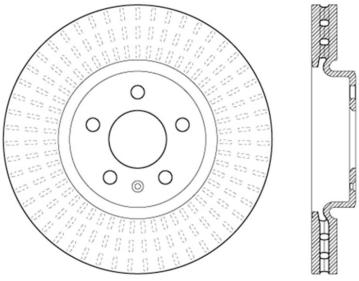 StopTech Slotted & Drilled Sport Brake Rotor