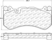 StopTech Street Select 14-18 Audi RS7 Front Brake Pads