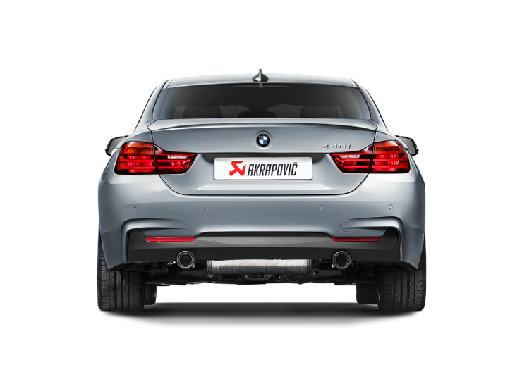 Akrapovic 16-17 BMW 340i (F30 F31) Evolution Line Cat Back (SS) w/ Carbon Tips (Req. Link Pipe)