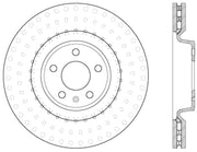 StopTech 12 Audi A6 Quattro/11-12 A7 Quattro/13 Q5/7-11/13 S4/12 S5 Front Left Drilled Rotor