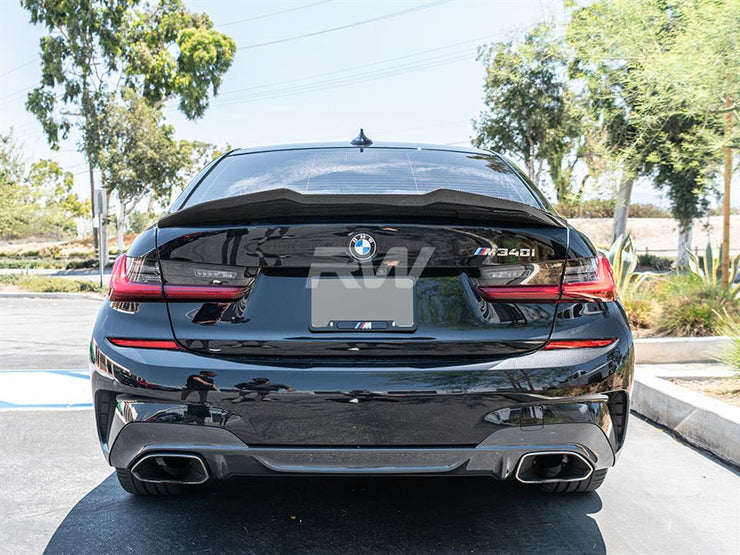 RW Carbon BMW G20/G80 GTX Carbon Fiber Trunk Spoiler