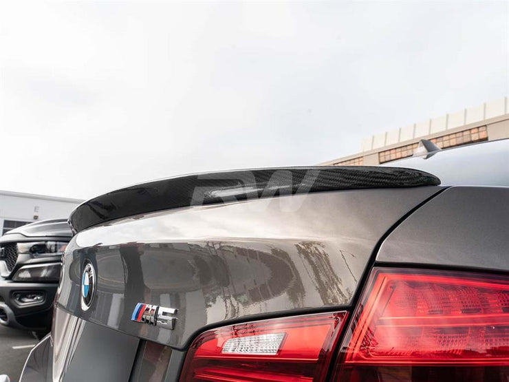 RW Carbon BMW F10 Perf Style Carbon Fiber Trunk Spoiler