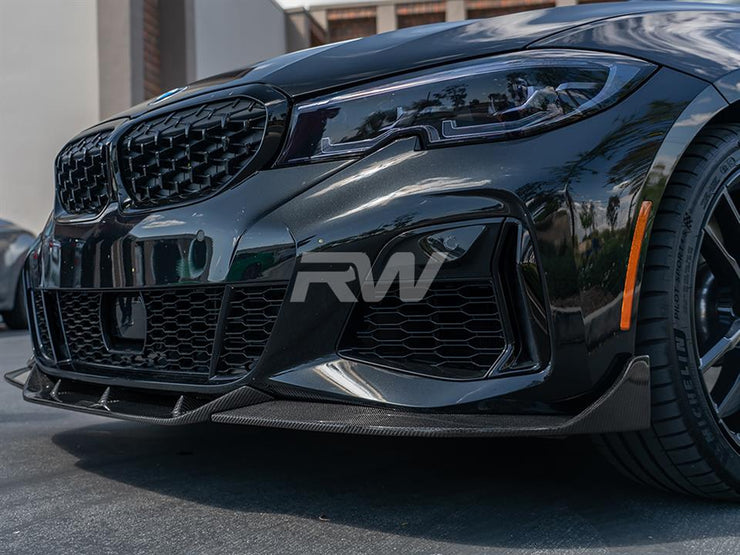 RW Carbon BMW G20 DTM Carbon Fiber Front Lip Spoiler