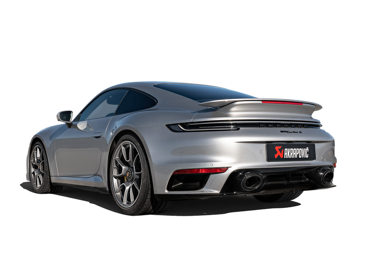Akrapovic Slip-On Race Line Titanium Exhaust w/ out Tips Porsche 992 2020