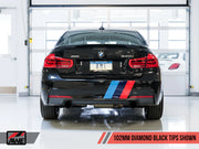 AWE Tuning Touring Edition Axle Back Exhaust w/ 102mm Diamond Black Tips BMW 340i | 440i 3.0T 2016-2020