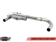 AWE Tuning Touring Edition Axle Back Exhaust w/ 90mm Diamond Black Tips BMW 340i | 440i 3.0T 2016-2020