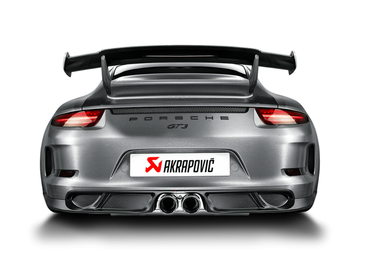 AKR Slip-On Line - Titanium for 14-17 Porsche 911 GT3 (991) | //AR Motorwerkz