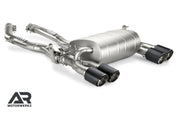Akrapovic Slip-On Titanium Exhaust System Carbon Fiber Tips BMW F80/82/83 M3/M4 | AR Motorwerkz