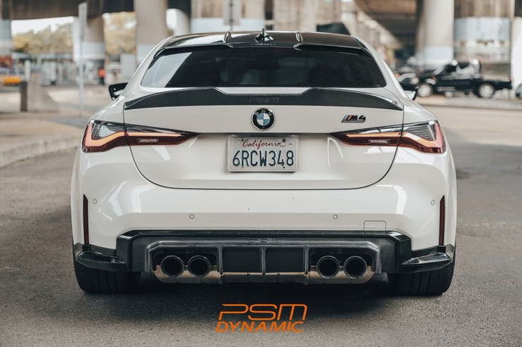 PSM Dynamic Rear Diffuser V2 Forged 4pc kit for BMW M3/M4 G80/G82/G83