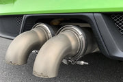 SOUL Bolt-On Resonated Turn Down Exhaust Tips 14-19 Porsche 991.1 / 991.2 GT3
