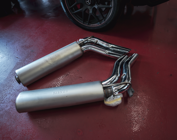 Brabus Valve Controlled Exhaust For G63 AMG With Chrome Tips
