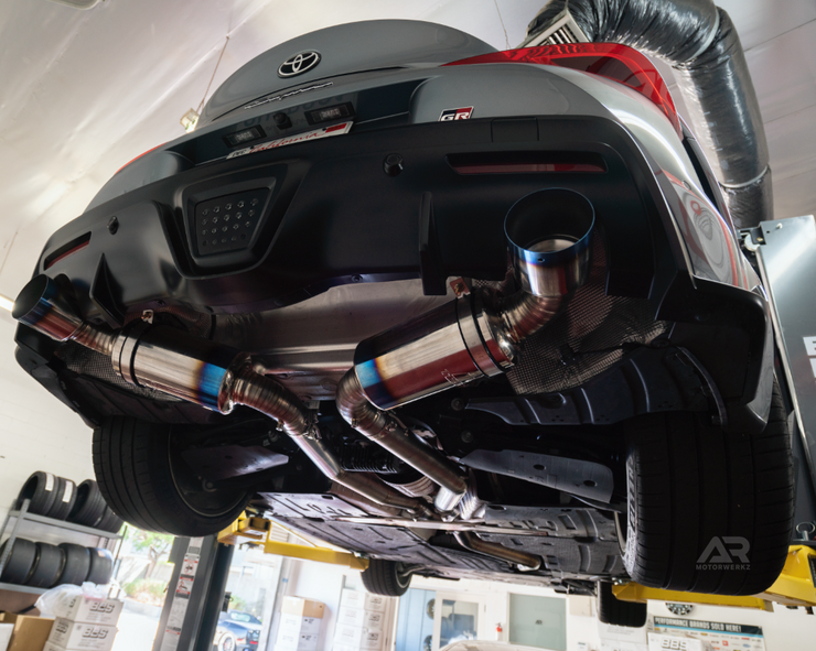 Tomei 2020-2021 Toyota Supra GR Extreme Ti Full Titanium Muffler Kit Type-D Dual Exit Exhaust