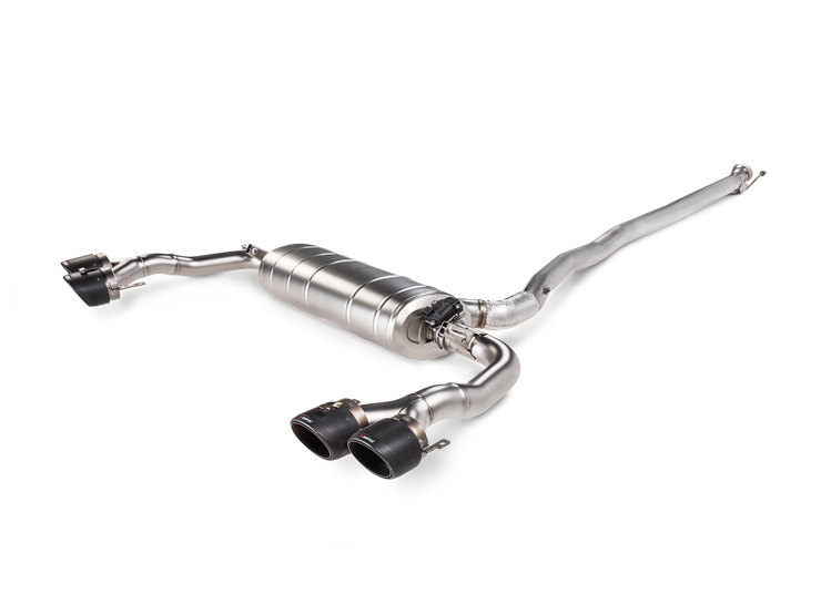 Akrapovic Evolution Line Titanium w/Carbon Tips Req Link Pipes Mercedes-Benz CLA 45S AMG C118 | X118 2020
