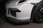 TECHART Matte Carbon Fiber Front Lip Spoiler Porsche 991 GT3 RS