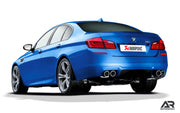 Akrapovic Evolution Titanium Exhaust System - Titanium Tips BMW F10 M5