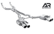 Akrapovic Cat-Back Titanium Exhaust System - Carbon Fiber Tips - BMW F12/F13 M6