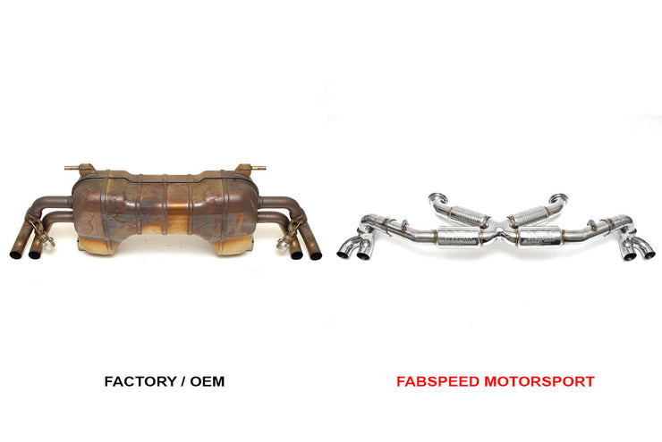 Fabspeed Supersport X-Pipe Exhaust System Audi R8 V10 (2009-2015)