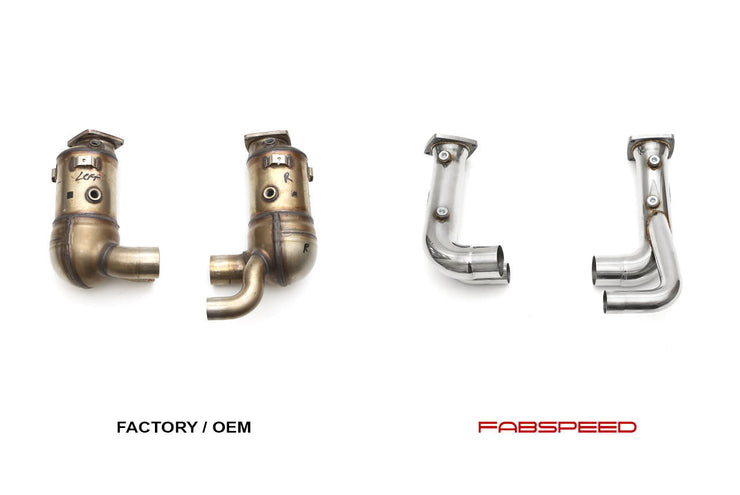 Fabspeed Porsche 991.2 Carrera link comp. Pipes (for PSE) (2017-2019)