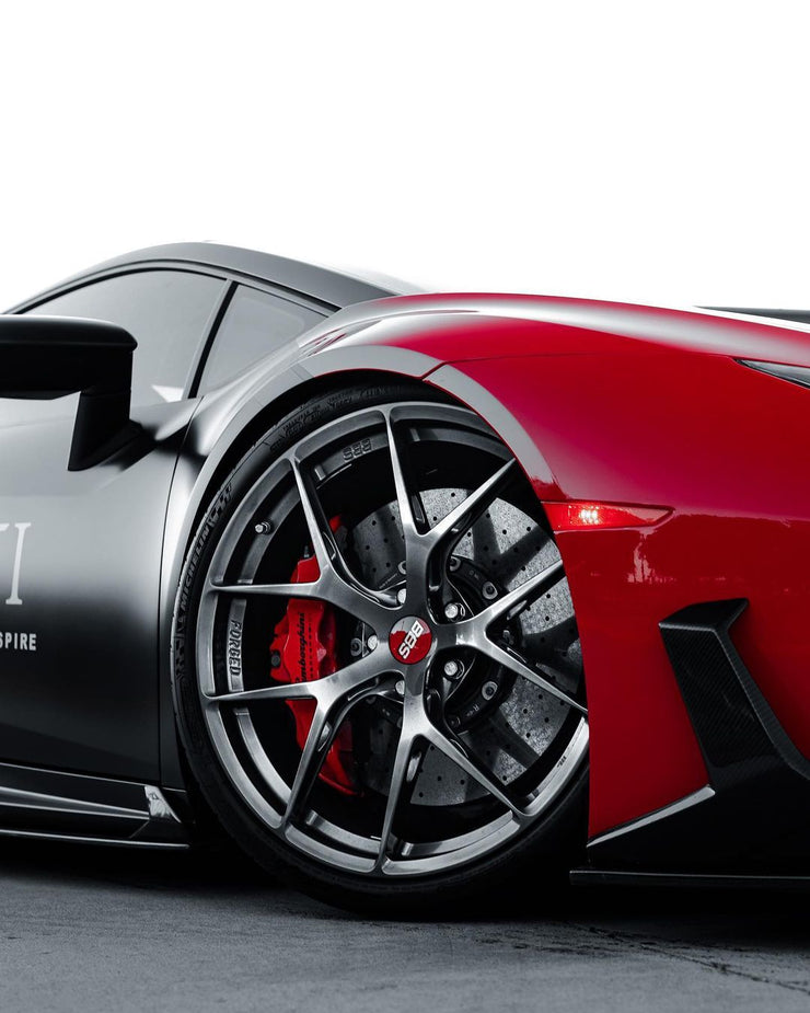 20" BBS FI-R in Diamond Black finish for Lamborghini Huracan Wheel Set
